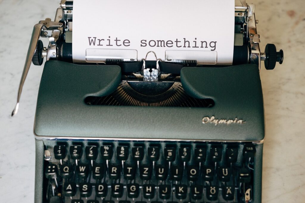 Schreibmaschine-write-something